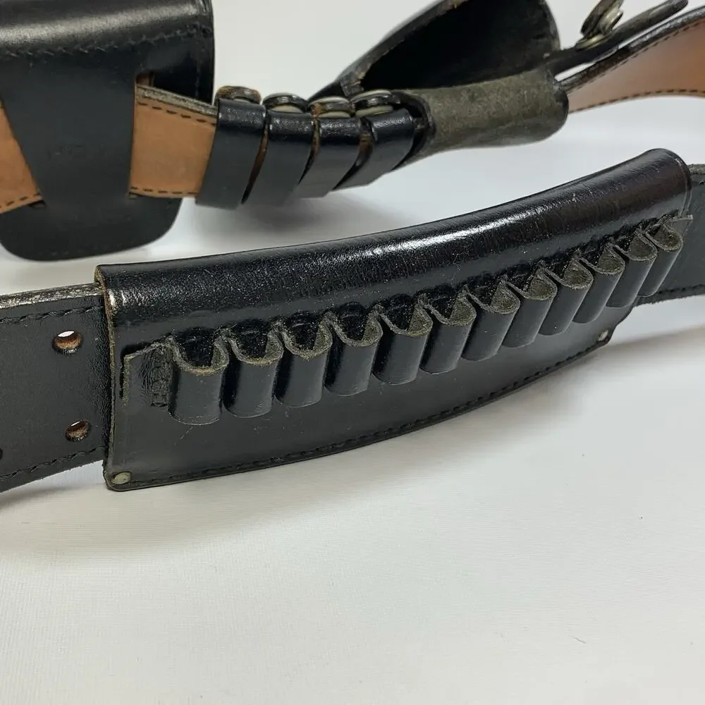 Triple K Mixson 71 Leather Duty Belt Size 36 Black w/ Accessories